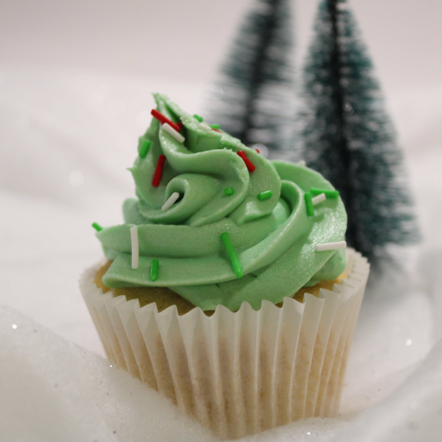Christmas Tree Cupcake