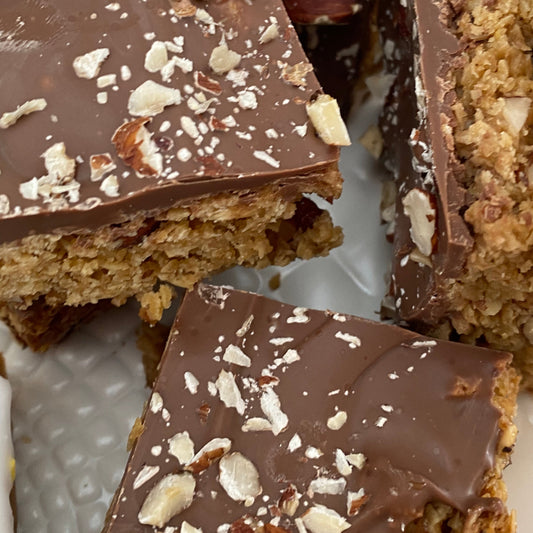 Chocolate And Hazelnut Flapjack