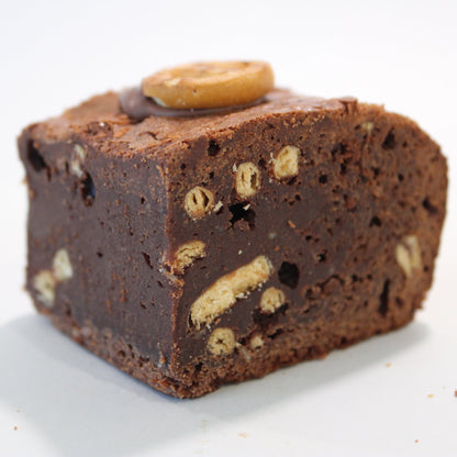 Salted Pretzel Brownie