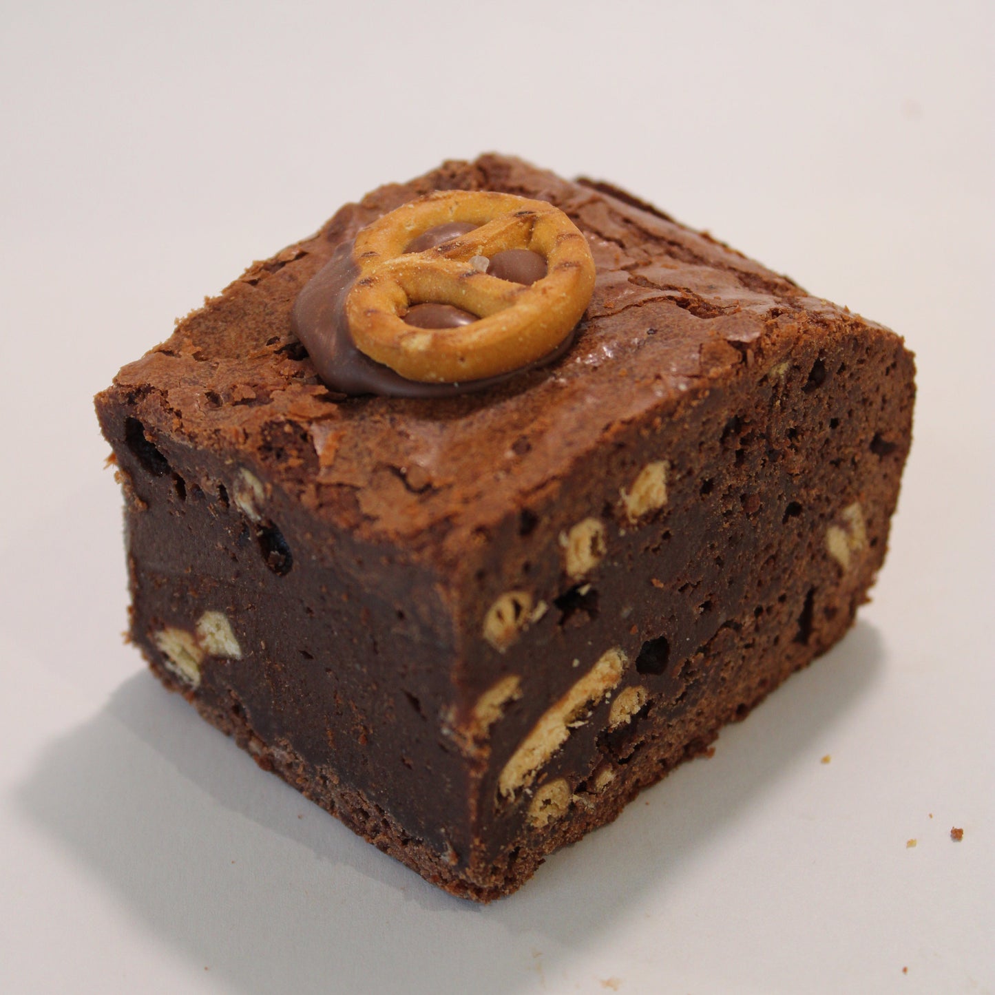 Salted Pretzel Brownie
