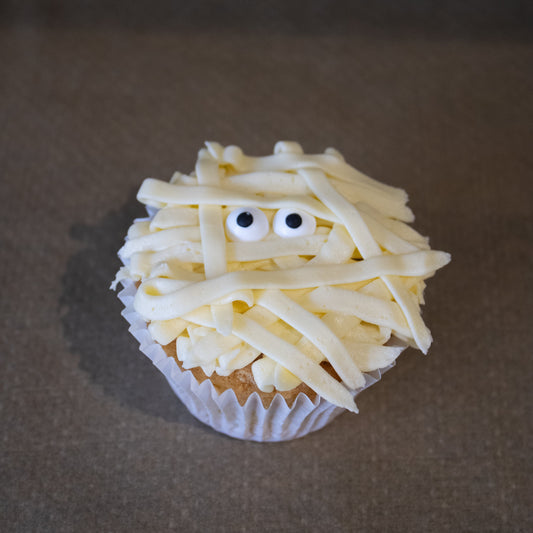 Mummy Mischief cupcake