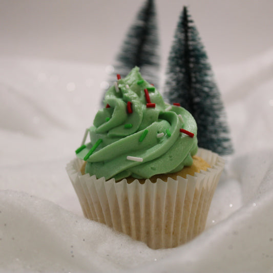 Christmas Tree Cupcake