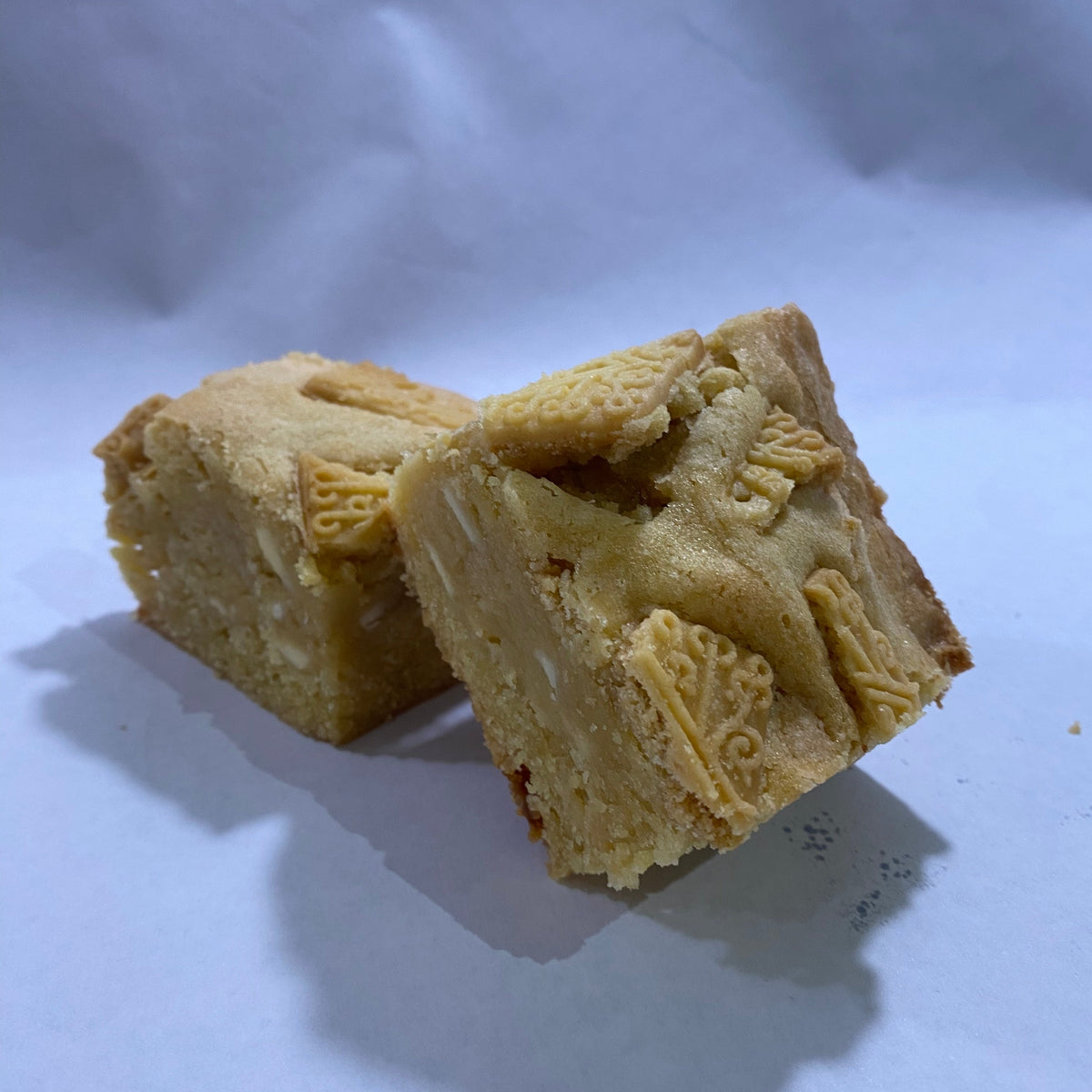 White Chocolate & Custard Creme Blondie